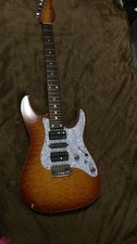 Electric Guitar Schecter SA 108090 Quilted Amber Japan Made