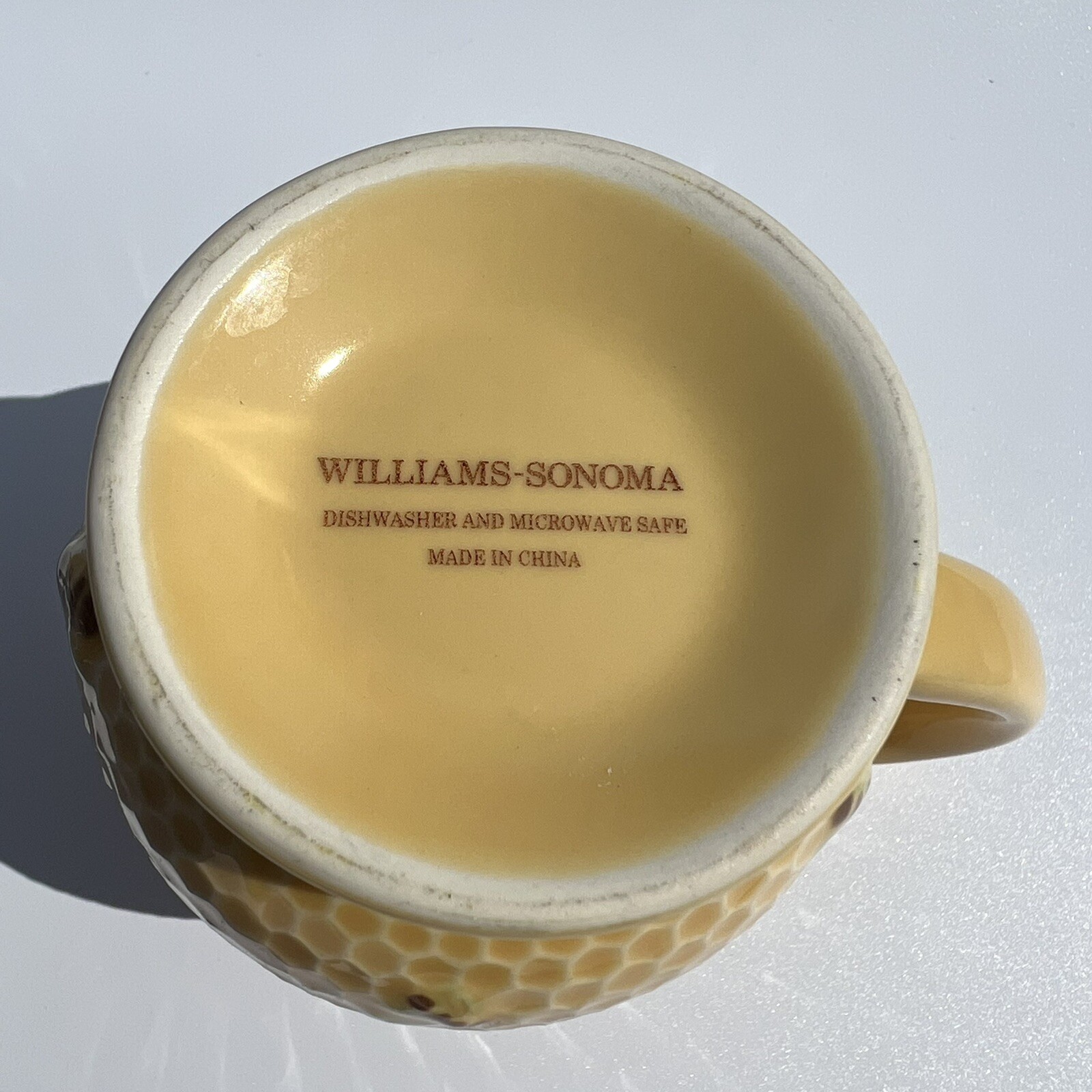 Williams Sonoma Yellow Beehive Creamer eBay