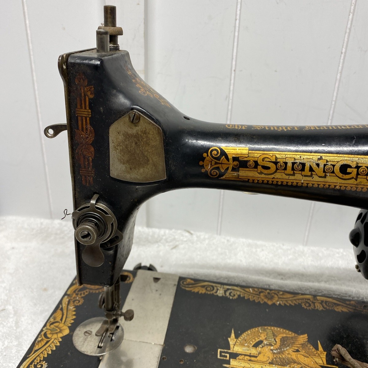 1908 Singer 27-4 Sphinx Treadle Sewing Machine INV15110 | eBay