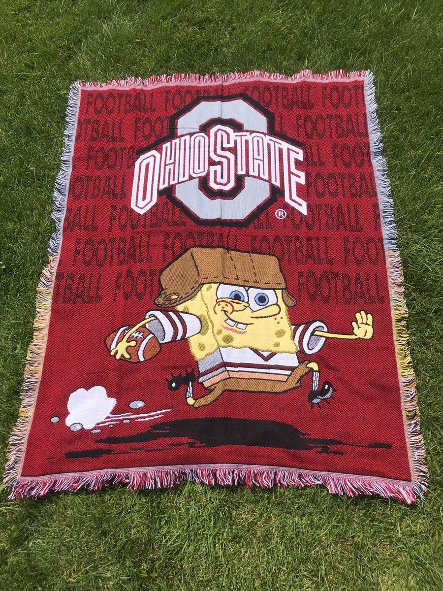 RARE VINTAGE 2003 Spongebob Champions NCAA Ohio State Throw