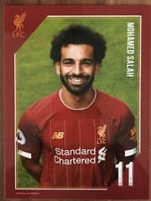 Autogrammfoto *MOHAMED SALAH* FC Liverpool L.F.C. 19/20 2019/2020 &Auml;gypten A5
