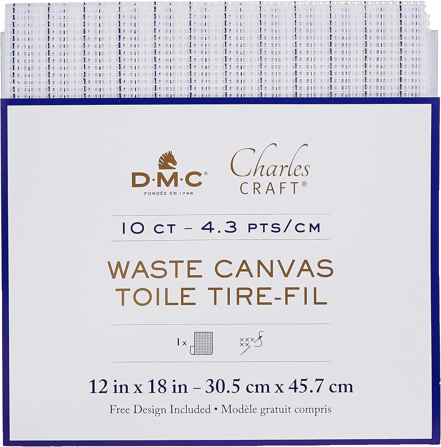 White Cross Stitch Waste Canvas Cross Stitch Fabrics