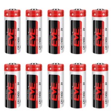 10pcs CR17450 3V 2400mAh Battery for water meters Non-rechargeable