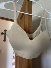 Shapermint bra Large sweetheart neckline By Truekind Chai color