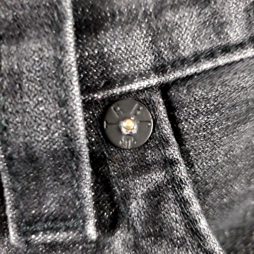 Jeans uomo True Religion Ricky usati in ottime condizioni neri vestibilità rilassata taglia 36 (38x33 effettivi) - Foto 6 di 18