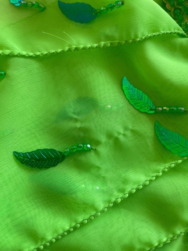 Green Beaded Dance Costume NWT Adult Small - Picture 14 of 16