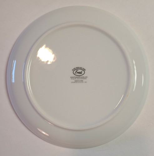 Fred Plays with His Food Plates/Pair of Her Plates 8 1/2" - Picture 3 of 5