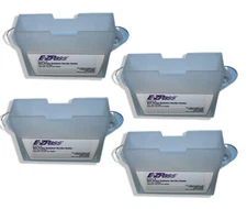 TrexNYC EZ Pass/I-Pass Holder for Car, 2 Packs, Clear