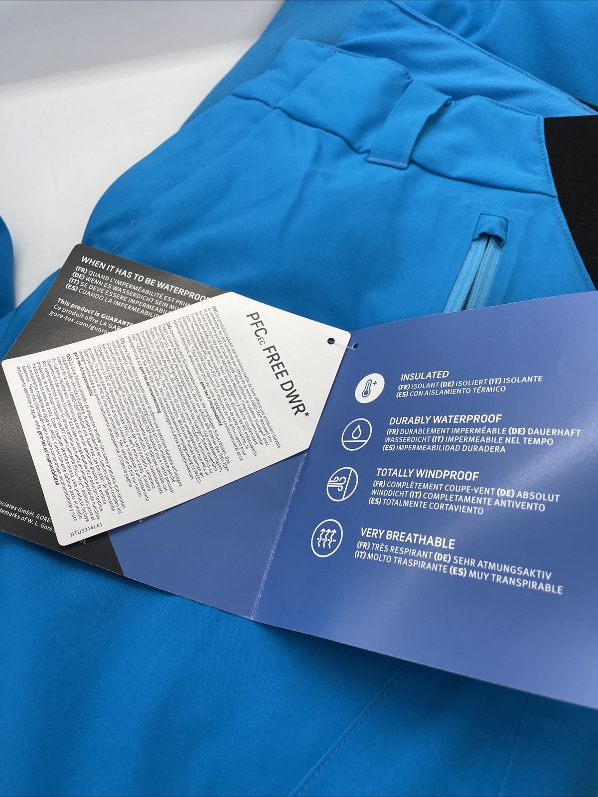 NEW Spyder Womens Winner GTX GoreTex Snow Pants Size 10 Blue 193030