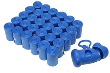 902 PET DOG WASTE POOP BAGS / DISPENSER BLUE CORE