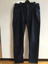 Mens H M Navy Blue Jeans Style Trousers. Size 29. Good condition