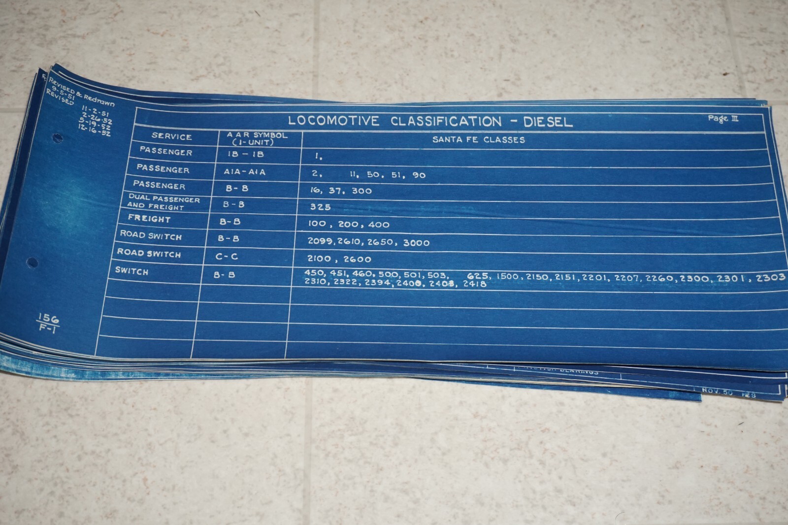 Santa Fe Engine Diesel DIAGRAM BLUEPRINT Lot eBay