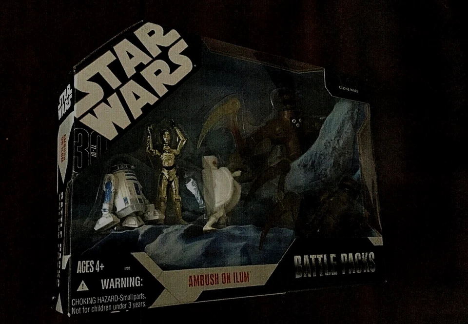 STAR WARS CLONE WARS EMBOSCADA EN ILUM PAQUETES DE BATALLA LUCASFILM EDICIÓN LIMITADA Foto 4 de 4