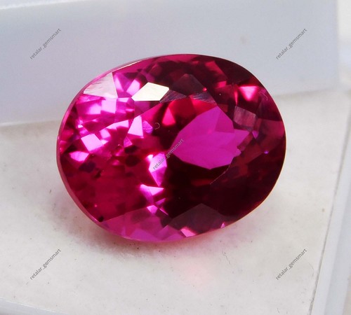 11 .00 Ct Extremely Natural Certified Pink Sapphire Oval Cut Loose Gemstone - Picture 6 of 9