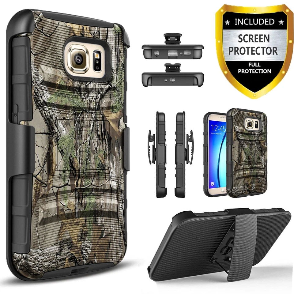 For Samsung Galaxy S6 Active Edge Plus Belt Clip Phone Case Cover - Image 2 of 4