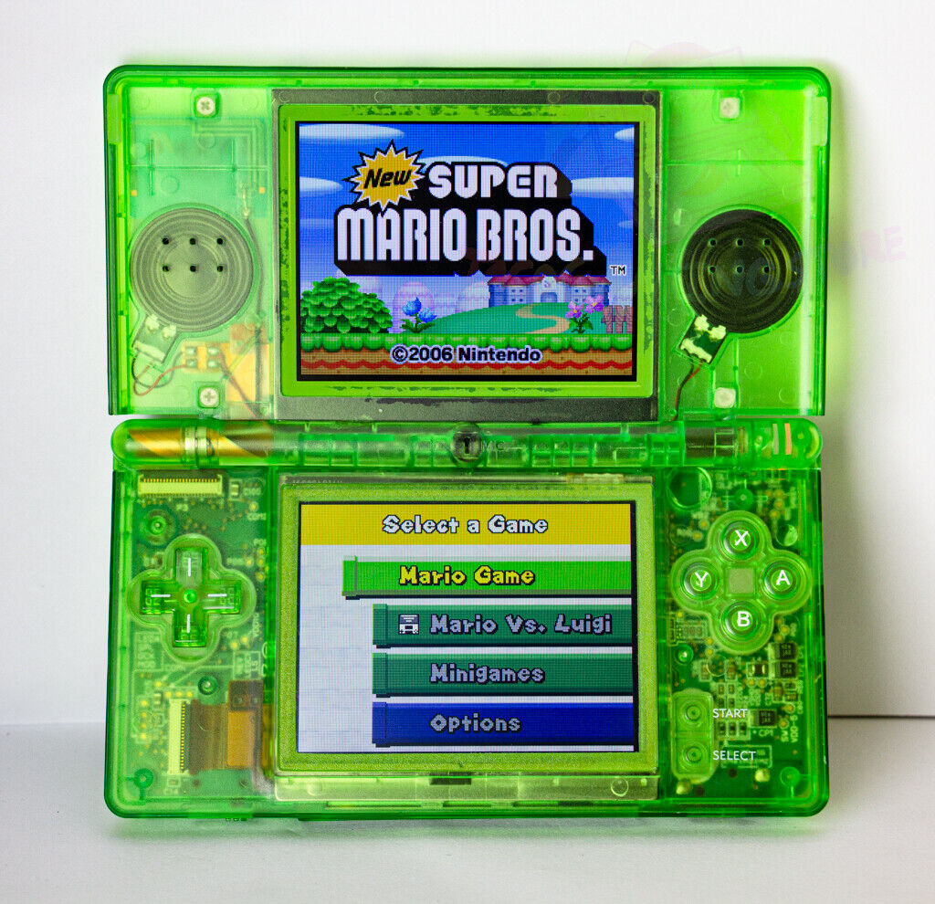 Nintendo DS Lite transparent green