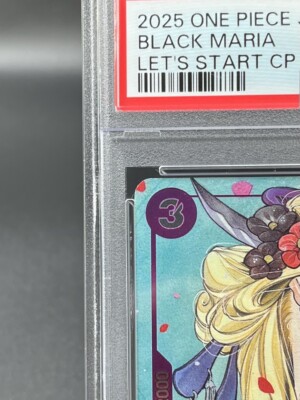 PSA10 ワンピースカード ブラックマリア プロモ PSA10鑑定済〕ブラックマリア(パラレル/フルアート/illust:Peach