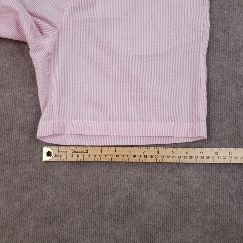 Pantalones Cortos Southern Proper Seersucker Para Hombre 38 Rosa Blanco Chino 9 Entrepiernas Informales Foto 3 de 4