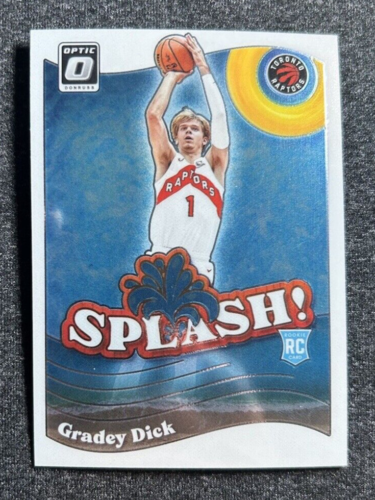 2023-24 Donruss Optic Splash Insert #9 Gradey Dick Toronto Raptors RC Rookie
