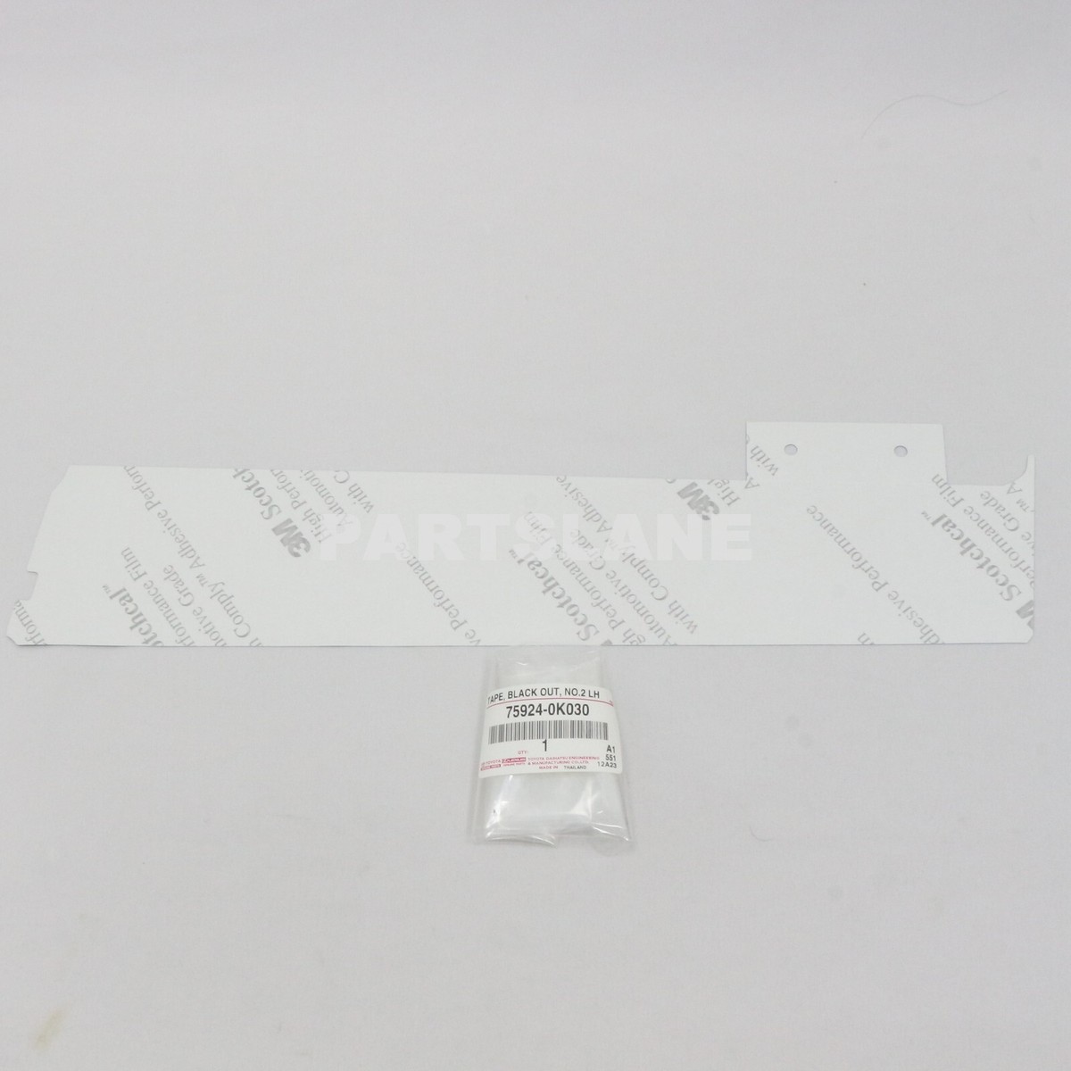 75924-0K030 Toyota OEM Genuine TAPE BLACK OUT NO | eBay