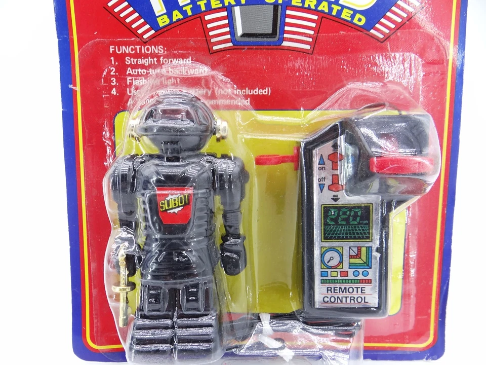 Mini Kid Remote Control Battery Operated Vintage Spielzeug Roboter 90er NEU OVP - Bild 2 von 4
