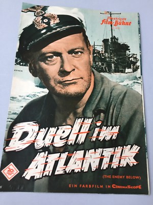 Illustrierte FILM-BÜHNE 'Duell im Atlantik' Curd Jürgens & Robert Mitchum