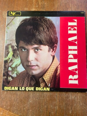 Raphael Digan Lo Que Digan LP APM-1101 Allied Parnaso Records VG