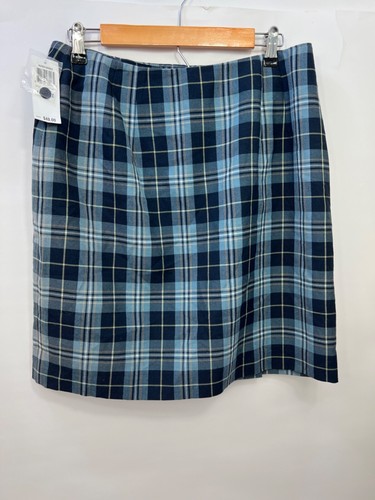 CHARTER CLUB Petite Plaid Wrap Wool Blend Pencil Skirt Womens Sz 14P NWT Org $49 - Picture 3 of 9