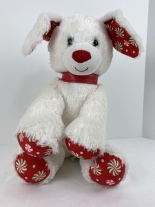 white dog teddy bear