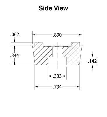 4 Piedini Quadrati In Gomma Medi - Per Apparecchi Industriali - Foto 6