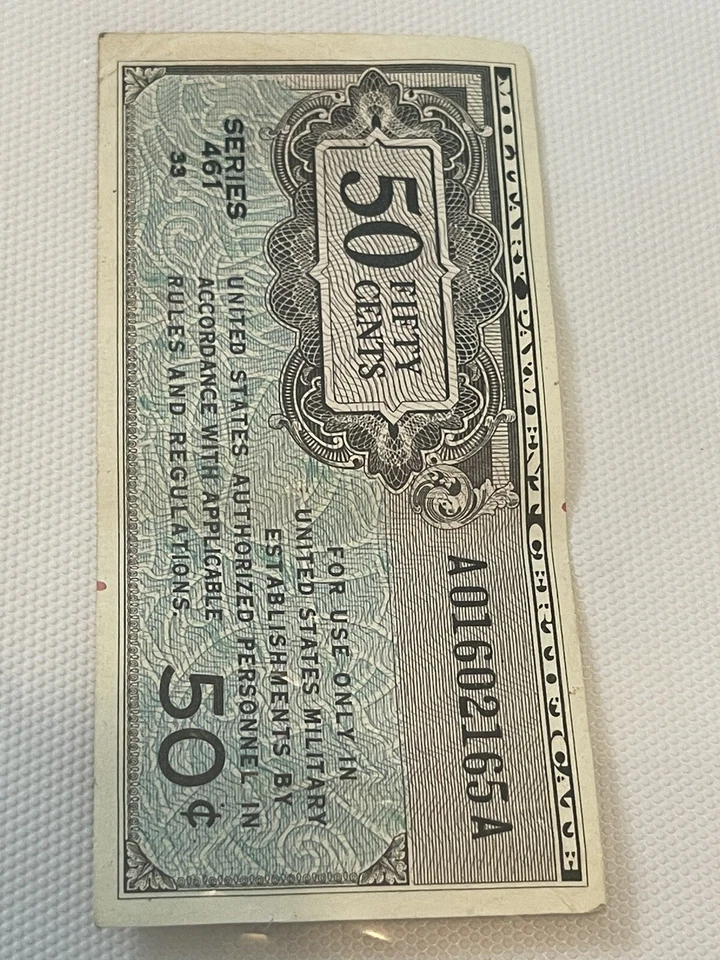 Military Payment Certificate 50 Cents Series 461 - Image 3 of 4