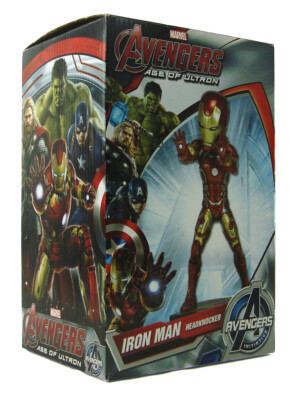 Iron Man 7.5/" Head Knocker // Bobble NECA #NEW AVENGERS 2: The Age of Ultron