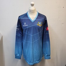 Kukri Yorkshire Vikings Blue Cricket Shirt Uk Men's Size XL DD948