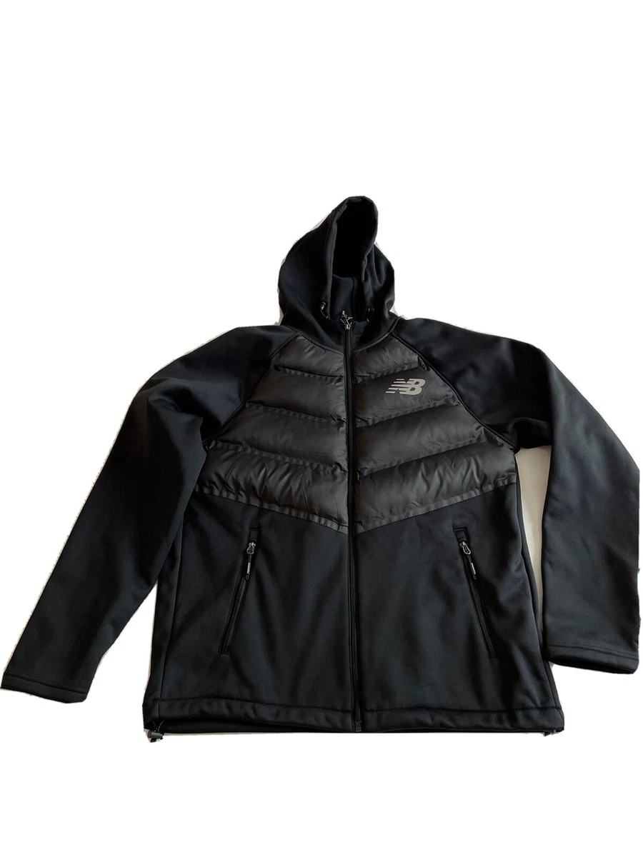New Balance Puffer Tech Men s Black Jacket Size M NWT eBay