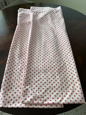 Pottery Barn Kids Pink Polka Dot Standard Pillow Cases/Shams 2 -preowned-