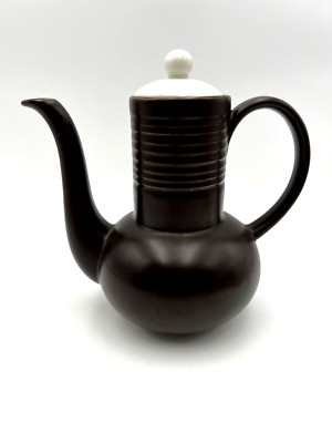 Vintage Art Deco 60s/70s Myott Coffee Pot No. 512 Stoneware England