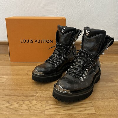 Louis Vuitton Outland Herrenstiefel in Schwarz (100% Original in Größe 9 1/2) 