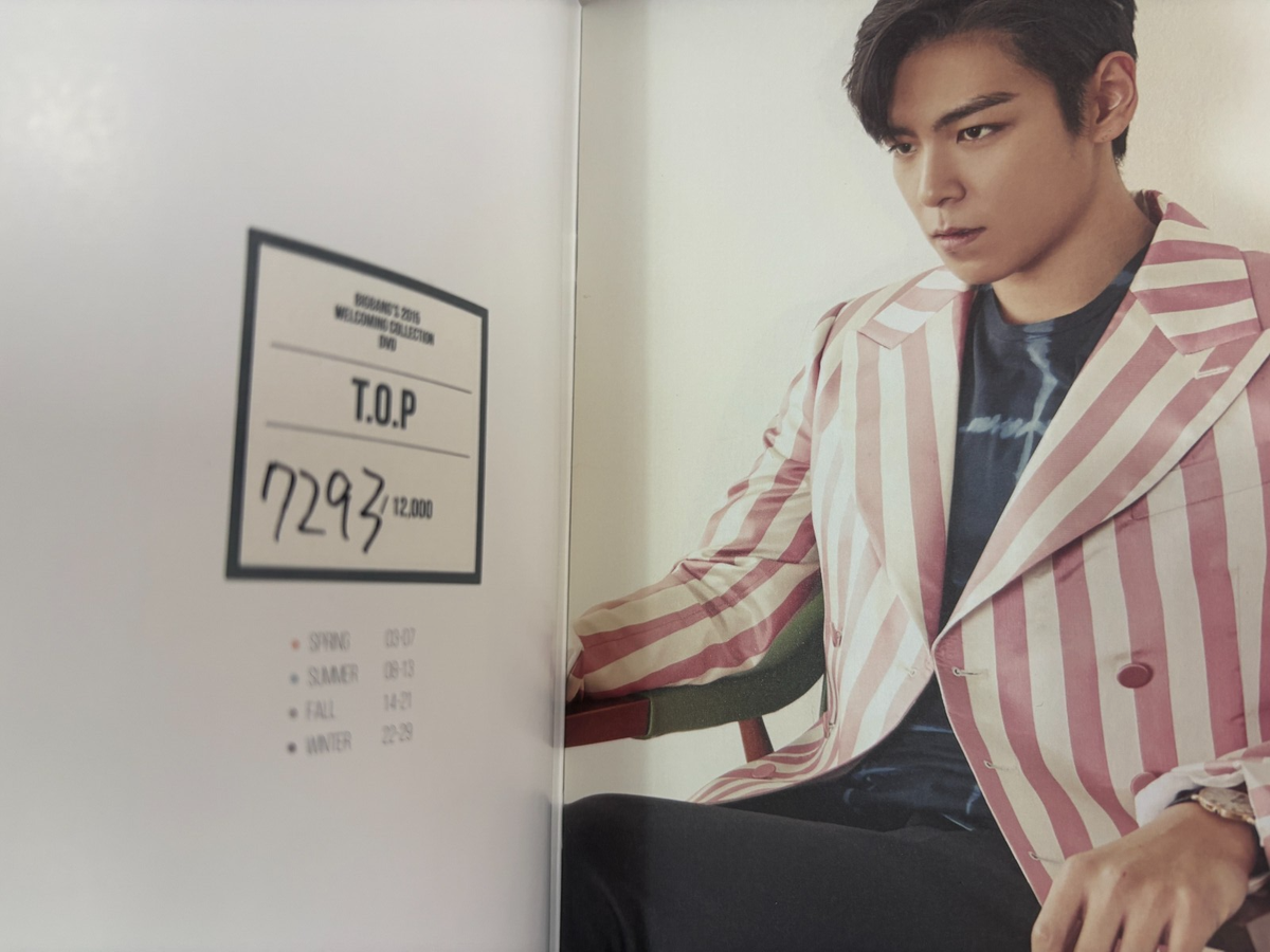 BIGBANG 2015 Welcoming Collection DVD Set( TOP Handwriting