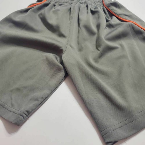 Puma Boys Athletic Shorts Gray Orange Pleated Elastic Waist Pull On 6 - Picture 8 of 12