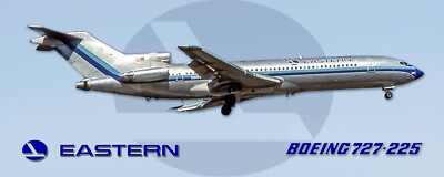Eastern Airlines Boeing 727-225 Handmade 2'' x 5'' Fridge Magnet (PMT1593)
