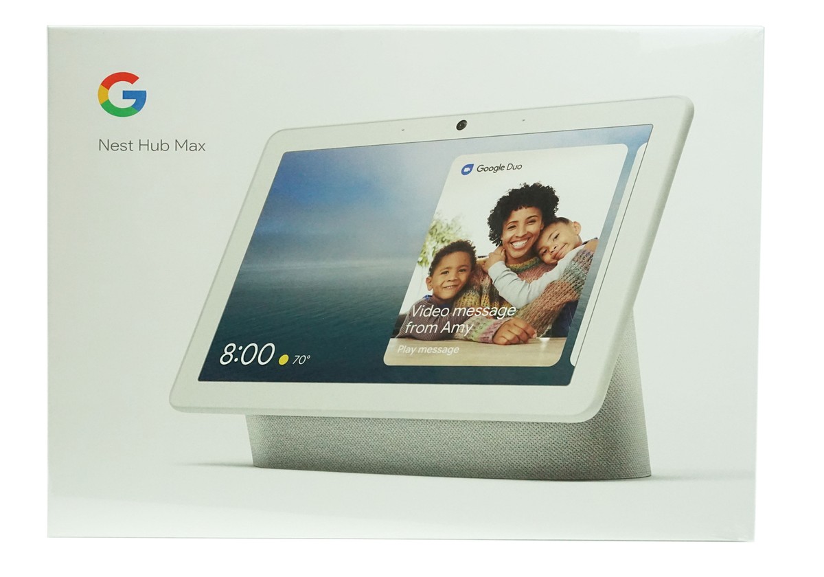 Google Nest Hub Max w/ Google Assistant & Bluetooth (Chalk Google Nest Hub Max w/ Google Assistant & Bluetooth (Chalk
