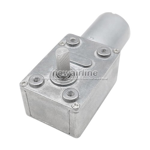 DC6V24V JGY370 Φ6x14 Solid Shaft Metal Gearbox Turbo Worm Reduction