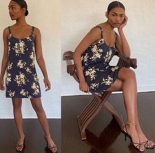 Reformation Puglia Mini Dress in Yolanda Size 8