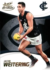 2022 CARLTON BLUES AFL Card JACOB WEITERING Optimum