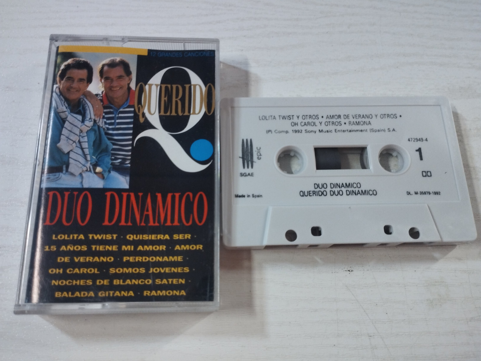 Dear Duo Dinamico Hits Epic 1992 - Tape Cassette
