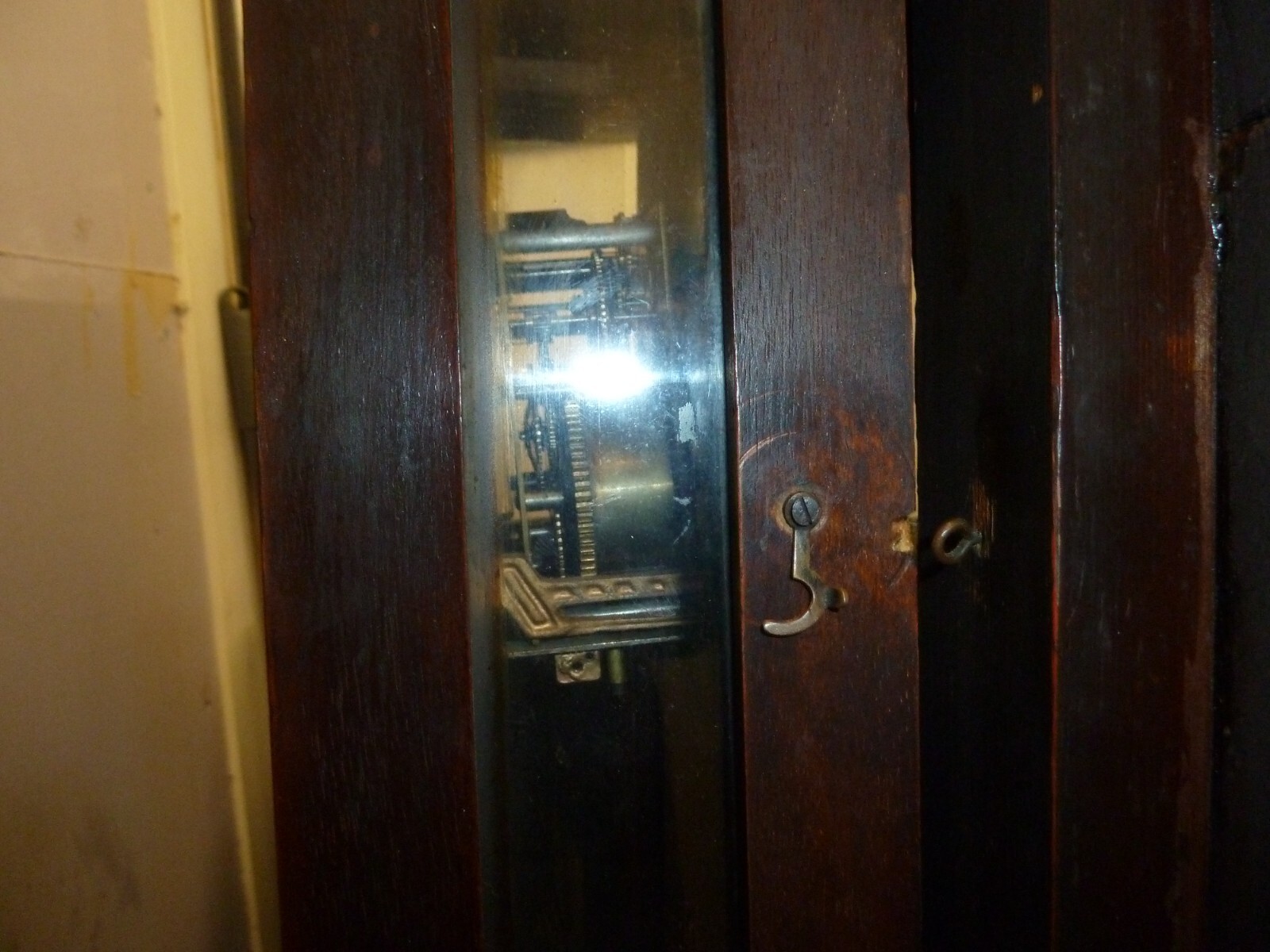 Vintage Antique Wooden Pendulum Wall Clock Restoration eBay