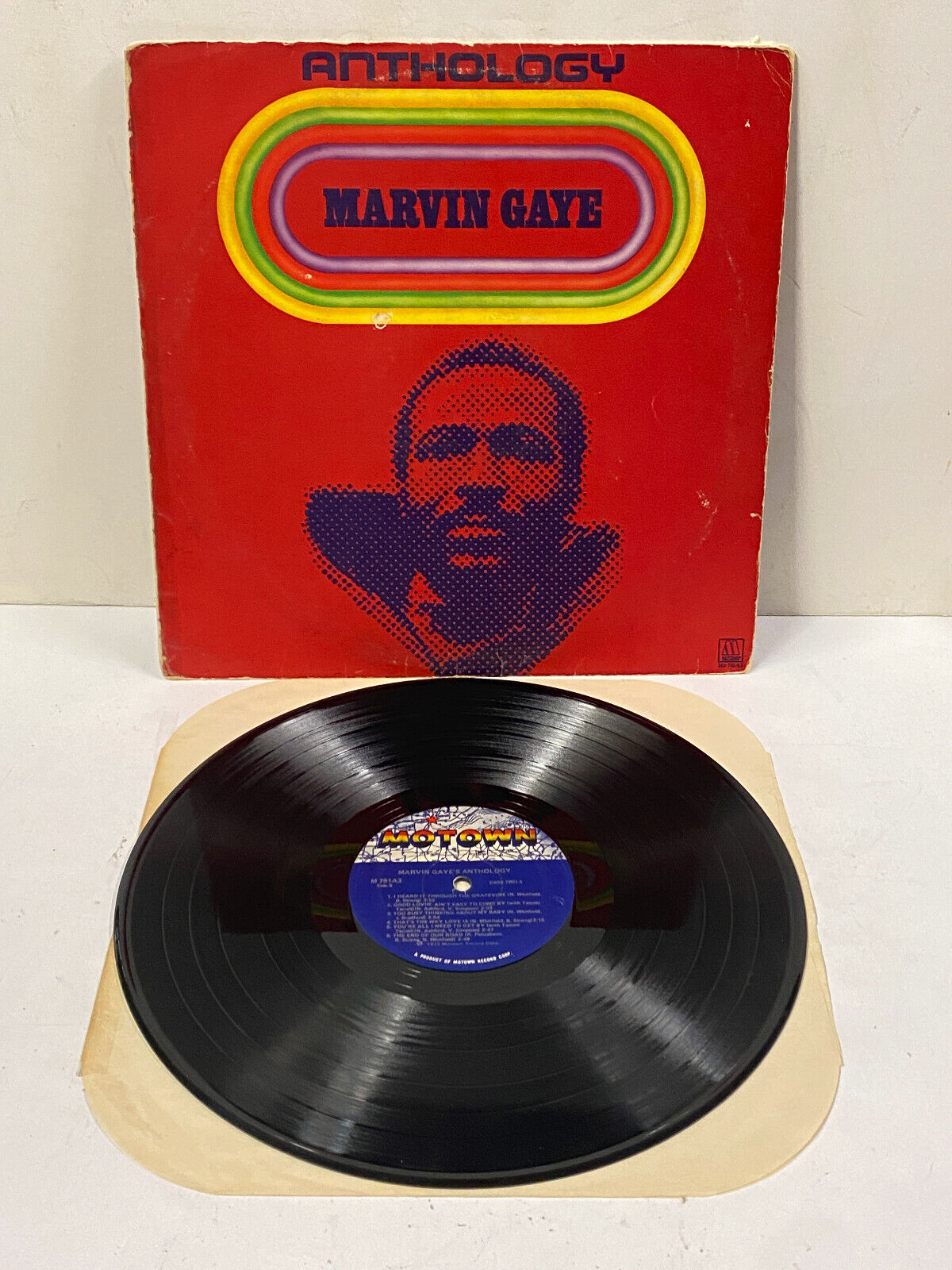 Marvin Gaye Anthology Motown Records M9-791A3 3RD VINYL LP ONLY TLC9160