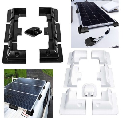 Solar Modul Panel Montage Halterung Halter Befestigung Dach Wohnmobil Boot Set