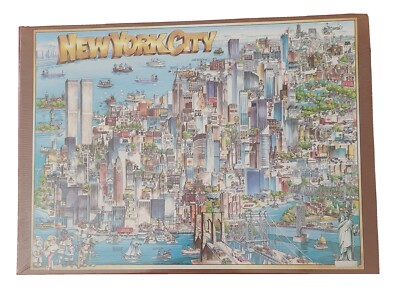 SEALED Vintage NEW YORK CITY Jigsaw Puzzle 504 Pc Twin Towers WTC ...
