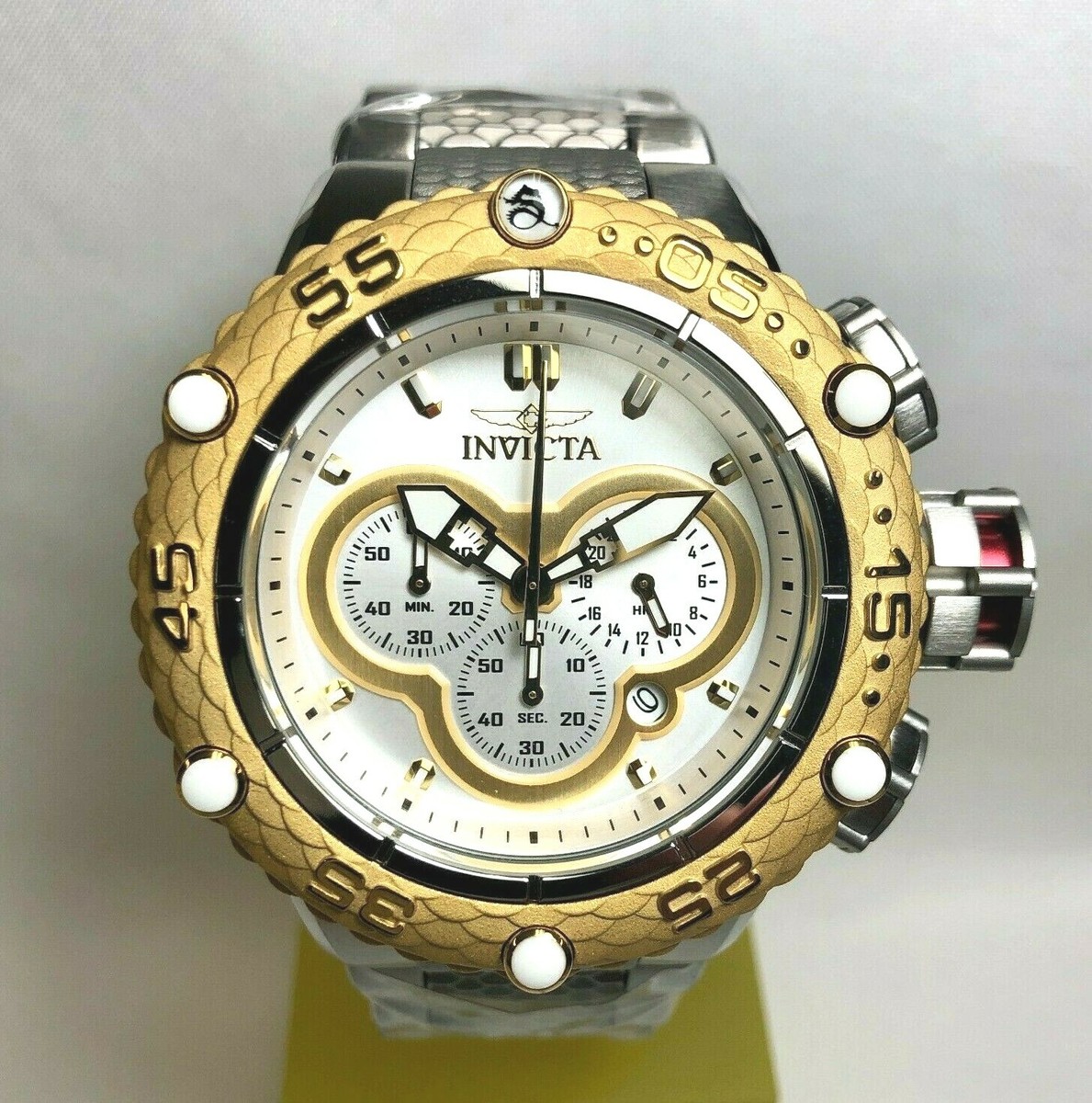 Invicta Men 51mm Special Subaqua Noma VI Chrono 18k Gold Plated